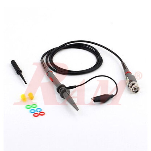 [PROB.P6100] P6100 Oscilloscope Probe 100 MHz Bandwidth (1X , 10X) بروب اطراف قياس لجهاز اوسلسكوب 100 ميجاهرتز