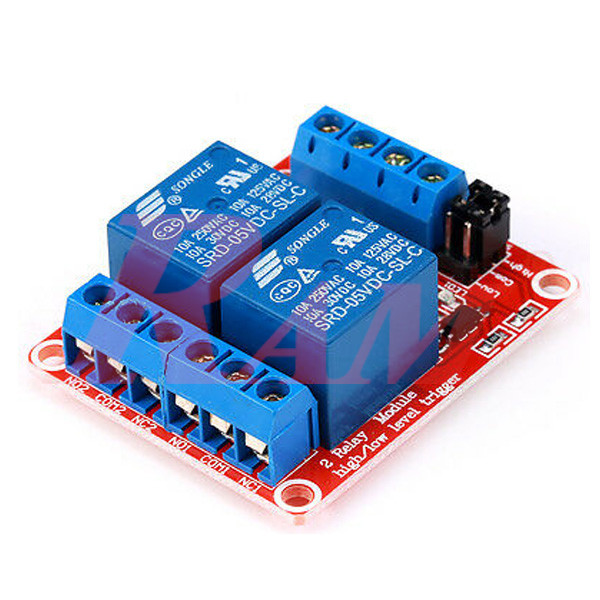 2 Output Relay Module Works on 5V Signal (SKU#KIT.M4) | RAM Electronics ...