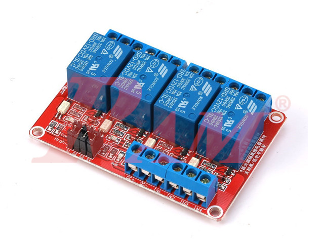 4 Output Relay Module Works on 5V Signal (SKU#KIT.M7) | RAM Electronics ...