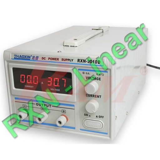 [PS.RXN3010D] RXN3010D Linear Single Output DC Programmable Power Supply 0~30V 0~10A باور صبلاي معملي بالمحول متغير بالحماية خرج من 0 الي 30 فولت و من 0 الى 10 امبير