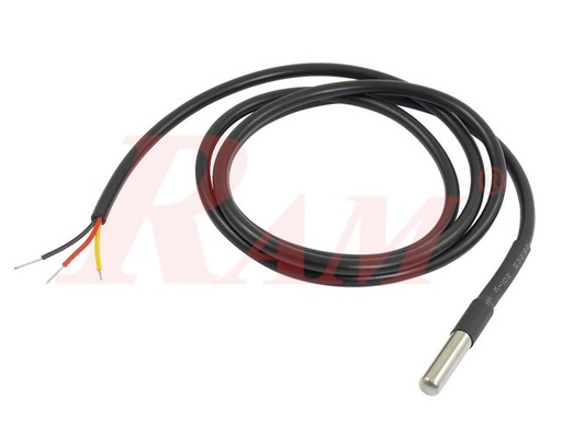 [WIRE.DS18B20] DS18B20 Waterproof Temperature Sensor