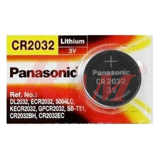 [BATTERY.CR2032.PANASONIC] Battery 3V CR-2032 Lithium Battery Coin Type Panasonic