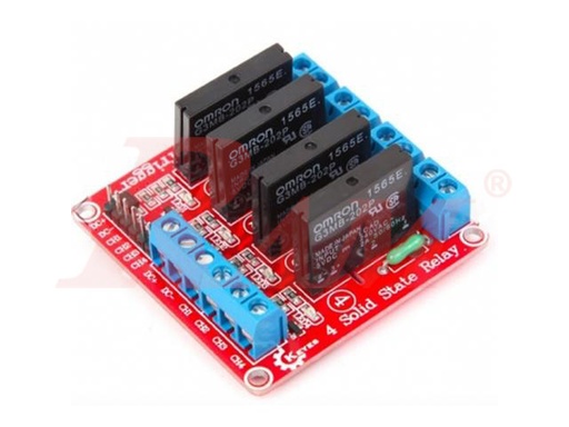 [KIT.D14.SOLID.4RELAY] 4 Output Channel SSR Solid State Relay 5V Module (SKU#KIT.D14)