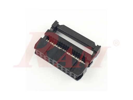 [FC18.CABLE] IDC18 Female (FC18-Cable) سوكت IDC للكبلات الفلات
