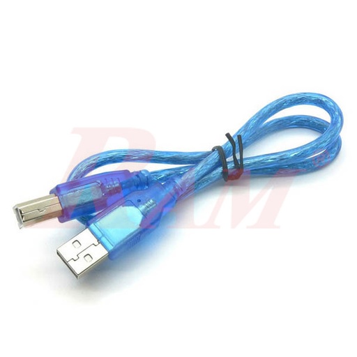 [USB.CABLE.50CM] كابل  يو اس بي شيلد عالي الجودة - طول 50 سم