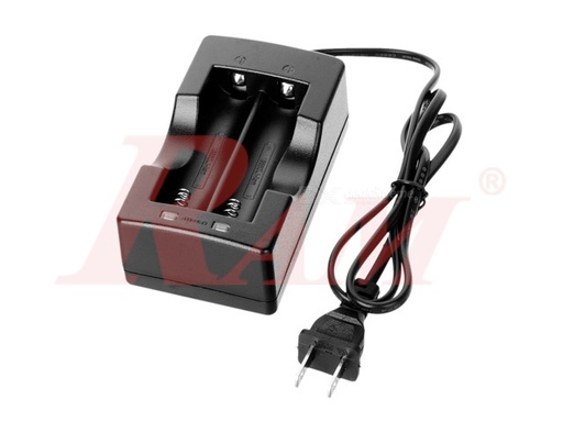 [CHARGER.2X18650] Charger for 2x18650 Li-ion Battery شاحن ثنائي بطاريات ليثيوم مقاس 18650