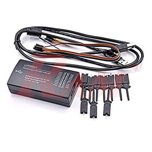 [AVO.LHT001SU1] LHT00SU1 Virtual Oscilloscope Logic Analyzer I2C SPI CAN UART جهاز راسم اشارة اوسيلوسكوب افتراضي + محلل منطقي (لوجيك اناليزر)