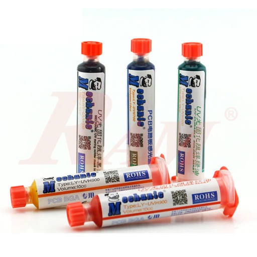 طبقة حماية اخضر للبورد من اللحام تجفف بالاشعة فوق البنفسجية - 10ملي