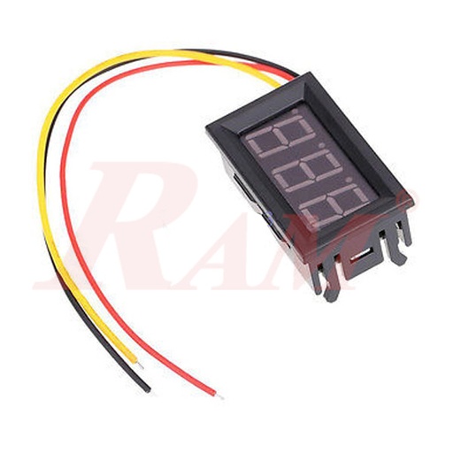 [PANEL.99.9V.BLUE] Digital Panel Voltage Meter DC 0 ~ 99.9Vdc