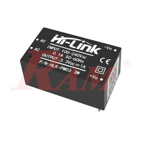 HLK-PM03 Module Alimentation Isol&eacute; 220V AC- 3,3V DC 3W