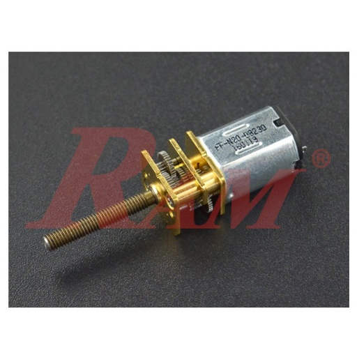 [DC.LS.6V.20MM] Micro Metal 6V DC Geared Motor With 20mm Lead Screw Shaft 98 rpm