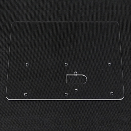 [KIT.HOLDER.BB01] Acrylic Holder for BB01 Breadboard, Arduino UNO, MEGA, or Raspberry Pi With Screws (Just Acrylic Holder)