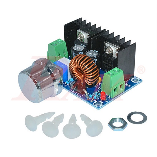 [DC.DC.105] DC-DC Step Down Converter Adjustable 8A XL4016 (4V~40Vdc to 1.25V~36Vdc) SKU#DC105 بوردة دائرة خافض جهد - فولت