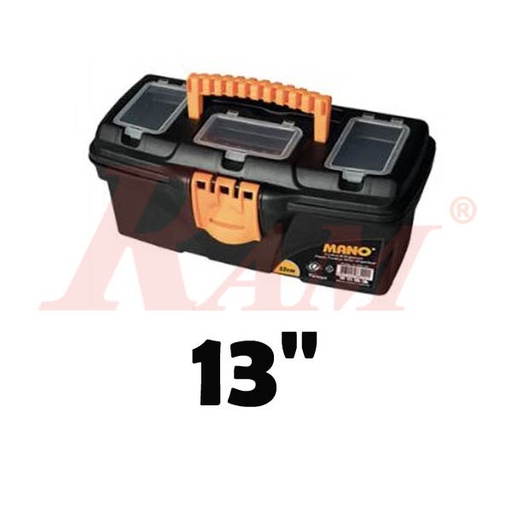 [DY13.COLOR] Empty Tools Box 13" with Hang - DY13C شنطة عدد ومكونات بحوافظ علوية مقاس 13"