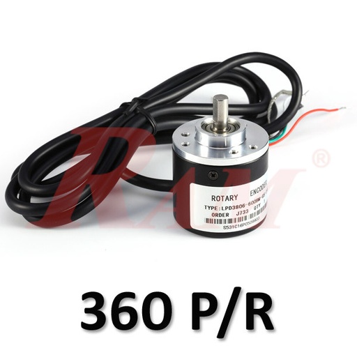 [ENCODER.360P] Encoder Incremental Rotary 360 Pulses انكودر دوران صناعي 360 بلس