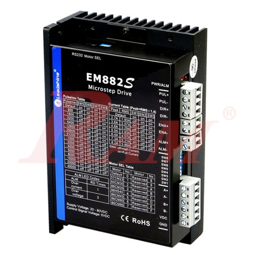 [EM882S] EM882S - 2 Phase Digital Stepper Driver - Leadshine Brand درايفر ماتور ستيبر