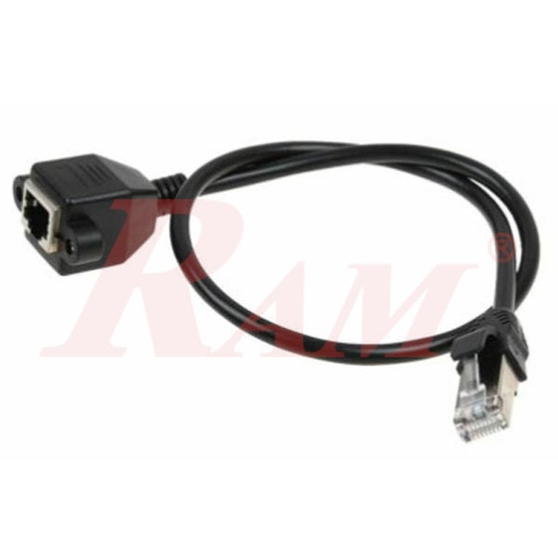 [WIRE.RJ45.50CM] RJ45 Female to Male Adapter Network Panel Extension Cable 50cm