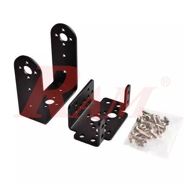 Servo Motor Mount Brackets Aluminum Set | RAM Electronics website