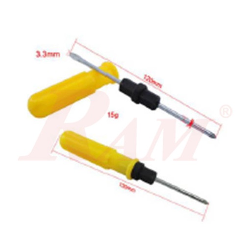 [SCREW.120] Screwdriver 3x120 mm 2-Way Screwdriver (Philips + Slotted) مفك برأس مزدوجة صلية وعادة