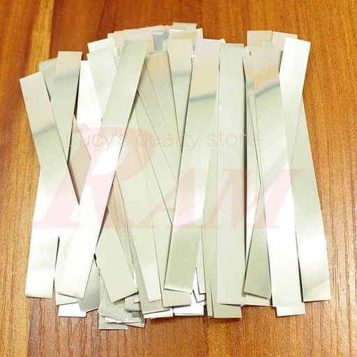 [SPOT.WELDING.10MM] Nickel Plated Steel Strip 10x0.1mm For Lithium Battery Spot Welding - 100g/bag