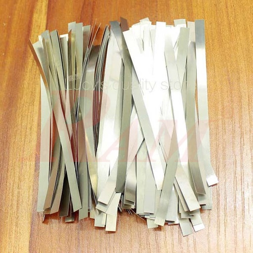 [SPOT.WELDING.6MM] Nickel Plated Steel Strip 6x0.1mm For Lithium Battery Spot Welding - 100g/bag