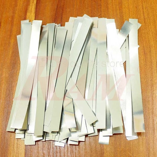 [SPOT.WELDING.8MM] Nickel Plated Steel Strip 8x0.1mm For Lithium Battery Spot Welding - 100g/bag شريط نيكل نقي عرض 8مم للحام الكهربي للبطاريات الليثيوم - عبوة 100جم