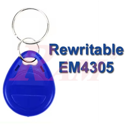 [ACCESS.KEY.EM4305] Access Control Proximity Rewritable Key Chain EM4305