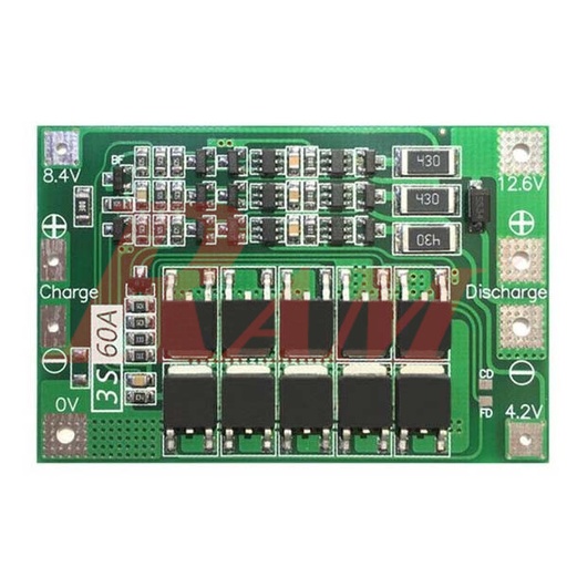 [BMS.3S.60A] BMS 3 String 12V/60A