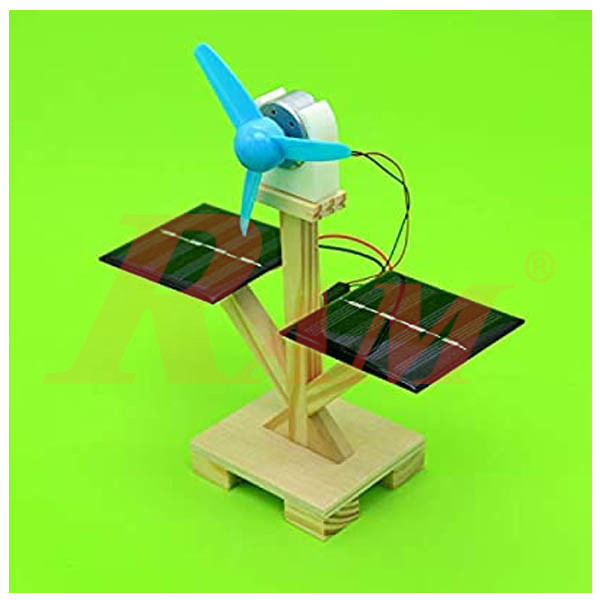 DIY Solar Powered Fan Educational - Science Toy Circuit Diagram