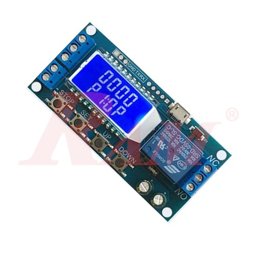[KIT.TIMER.LCD.LJ02] XY-LJ02 Timer Relay Delay & Trigger Switch Module With LCD