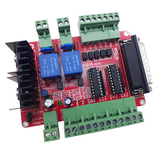 [KIT.VIVA.MINI] VIVA mini - 4 Axis CNC Breakout Board