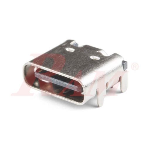 [USB9.C.TYPE.PCB] USB Connector on PCB C-Type Type Female 16 Pin (SKU#USB9)
