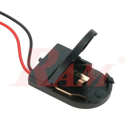 [BATTERY.CASE.CR2032.X1] Battery Holder 1xCR2032 + On/Off Switch جراب حامل بطارية مع مفتاح
