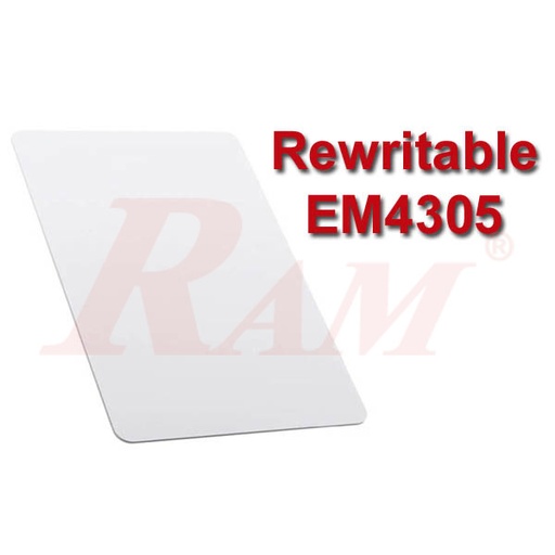 [ACCESS.CARD.EM4305] Access Control Proximity Rewritable Card EM4305 كارت اكسس شفرة قابل للبرمجة
