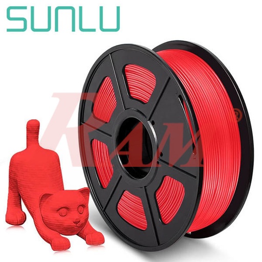 [SL.PLA.RED.1KG] PLA 3D Printer Filament (1.75mm) Red Color 1Kg Roll (SKU#SL105)