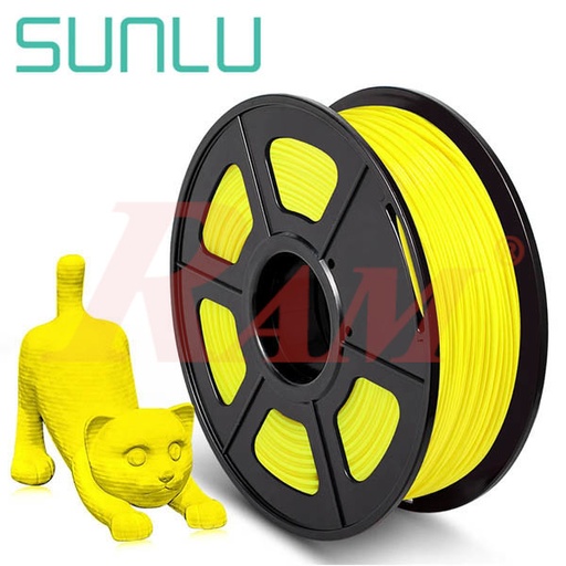 [SL.PLA.YELLOW.1KG] PLA 3D Printer Filament (1.75mm) Yellow Color 1Kg Roll (SKU#SL108)