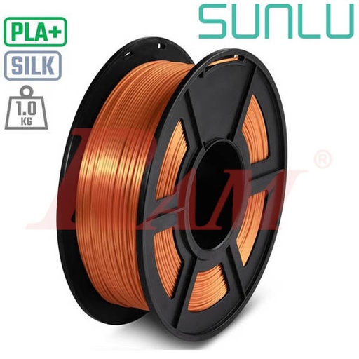 [SL.PLA.SILK.COPPER.1KG] PLA+ Silk 3D Printer Filament SILK (1.75mm) Copper Color 1Kg Roll (SKU#SL120)