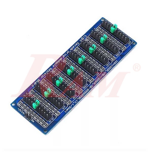 [KIT.RESISTOR.8DECADE] Kit Resistor - 8 Decade Programmable Resistor Board (1R - 9999999R Step 0.1R) 1/2W بوردة مقومات متغيرة القيمة حسب الحاجة بتغير الجامبر قدرة نصف واط