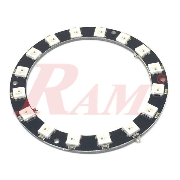 thumbnail: Set Van 10 WS2812B LED Driver Ontwikkelborden - RGB Kleurenlicht Ringen Voor Doe-het-zelf Arduino Projecten