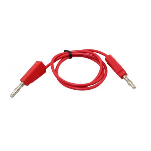 [WIRE.AD38.TO.AD38.RED] 4mm Banana Plug to Banana Plug Wire Test Cable (AD38/AD38) Red