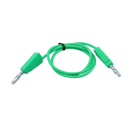 [WIRE.AD38.TO.AD38.GREEN] 4mm Banana Plug to Banana Plug Wire Test Cable (AD38/AD38) Green