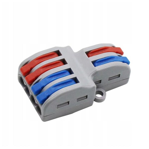 [WAGO.SPL42] WAGO SPL-42 - 2 in 4 out Universal Compact Wire Wiring Connector