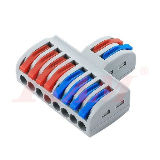 [WAGO.SPL82] WAGO SPL-82 - 2 in 8 out Universal Compact Wire Wiring Connector