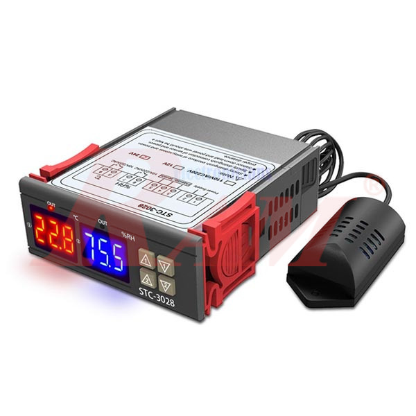 STC3028 Dual Digital Thermostat Temperature Humidity Control | RAM ...