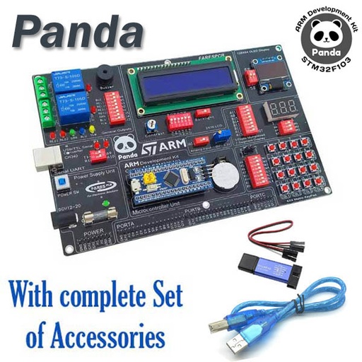 [KIT.ARM.PANDA.BLUE] Kit ARM (Panda) Development & Training System Based on STM32F103C8T6