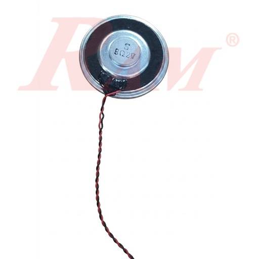 [SPEAKER.FLAT.5W8.WIRE] Flat Speaker 8Ω 0.25W - Diameter 50mm