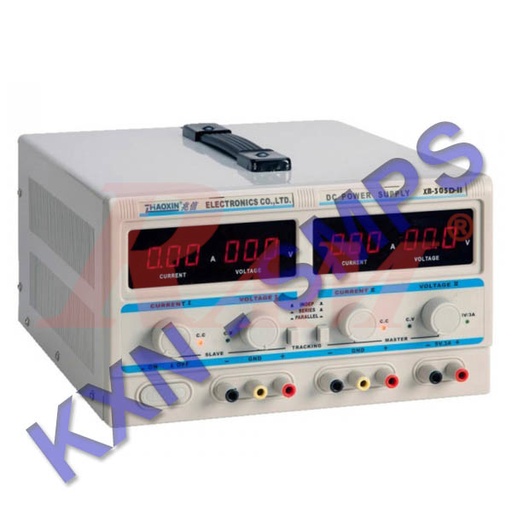 [PS.KXN305D.II] KXN305D-II Switching Triple Output DC Programmable Power Supply 0~30V 0~5A باور صبلاي معملي الكتروني متغير بالحماية 2 مخرج من 0 الي 30 فولت و من 0 الى 5 امبير + 1 مخرج ثابت 5 فولت 3 امبير