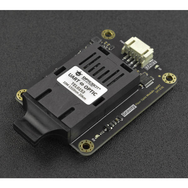 UART Fiber Optic Transceiver Module + 3mm SC-SC Single Mode Duplex ...