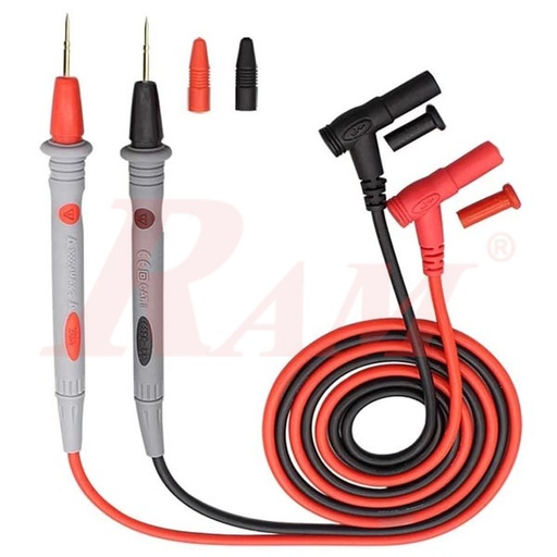 [PROB.AVO.VICTOR] Multimeter Leads 100 cm - CAT III 1000V 10A اطراف توصيل افوميتر طول 100 سم