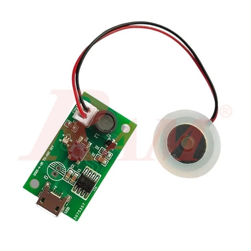 [KIT.ATOMIZER.1X.5V] 1X Spray Humidifier Driver Circuit Board دائرة فواحة وتبخير 1 حساس رذاذ بالموجات فوق الصوتية